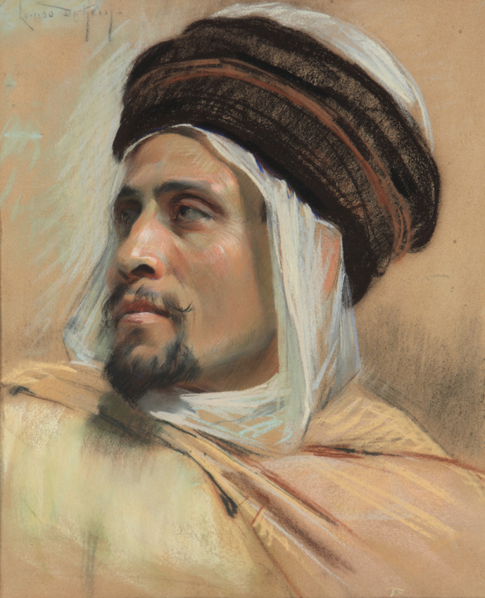 Portretstudie van een Arabier