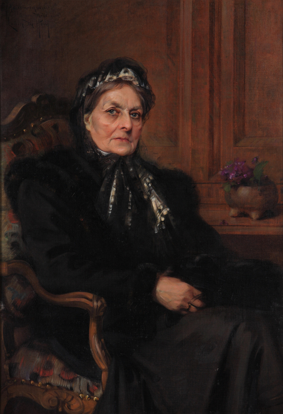 Portret van Eulalie Dehem-Bartier