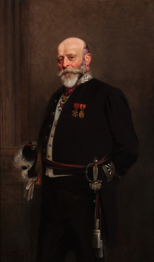 Portret van René Colaert, burgemeester van Ieper